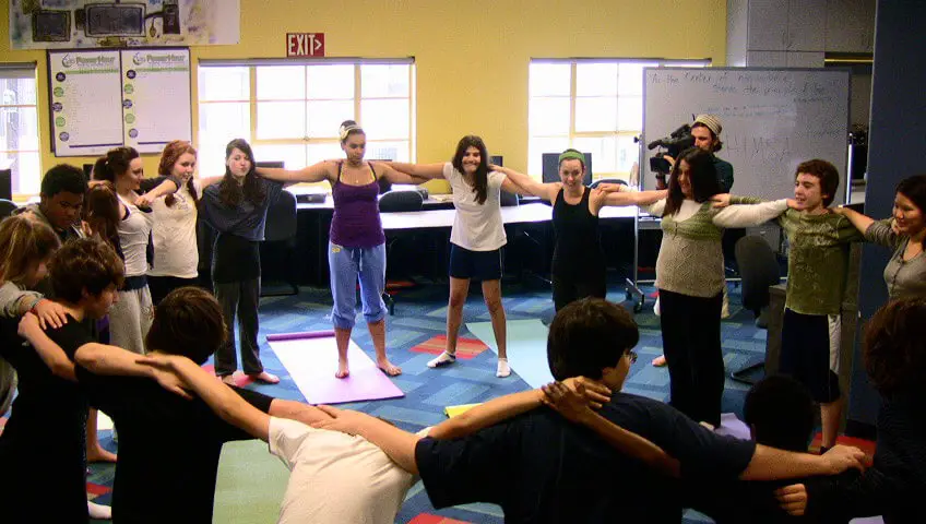 Filmación de clases de yoga, cada día más común