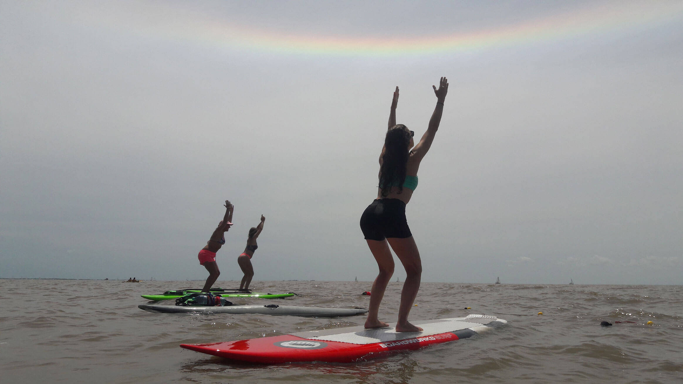 La conexión con la naturaleza es uno de los puntos fuertes del SUP Yoga