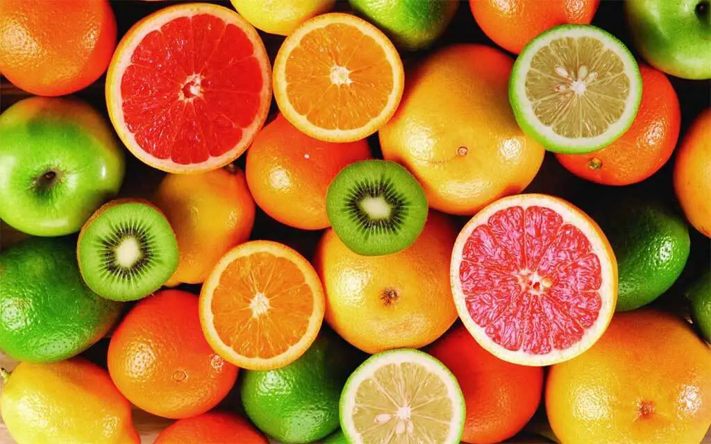 Las frutas cítricas son una rica fuente de Vitamina C
