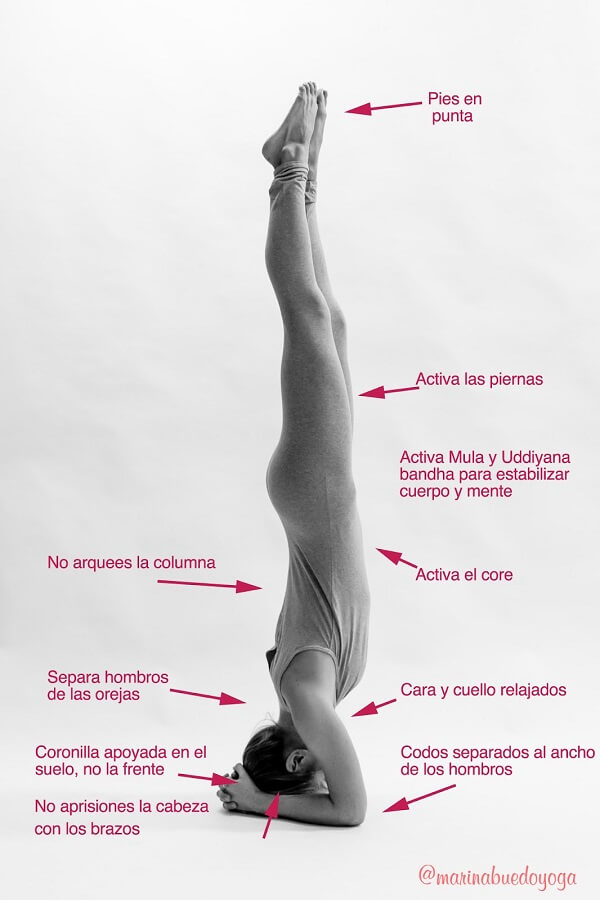 Consejos para hacer sirsasana